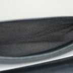 Chanel Caviar Skin Long Bifold Wallet Black Leather Used with Box 05E412310016