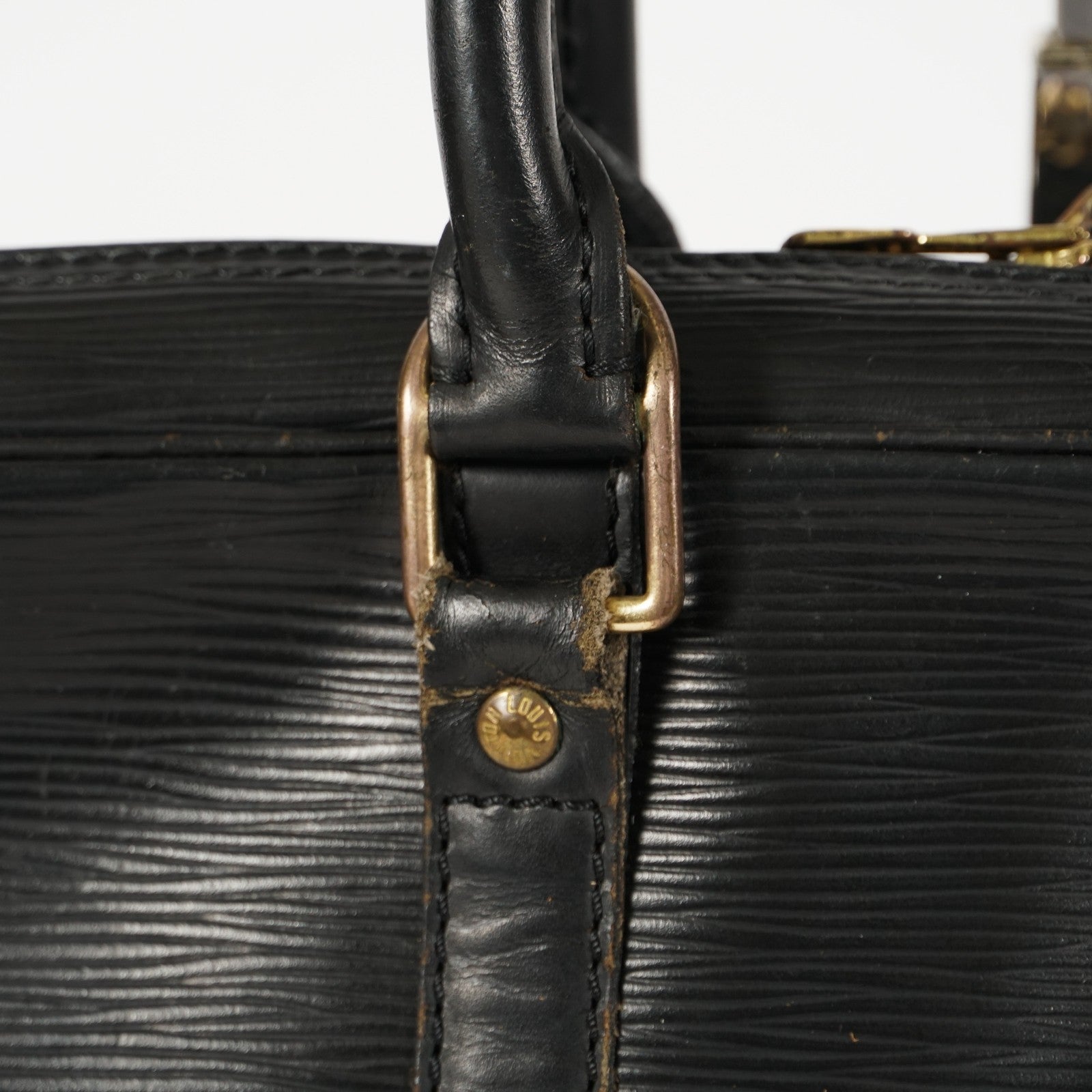 Louis Vuitton Porte Documan Voignage Business Bag Briefcase black XY58
