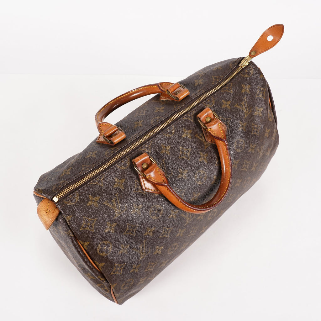 Authentic Louis Vuitton Monogram Speedy 35 M41524 Handbag vintage 06E244150026