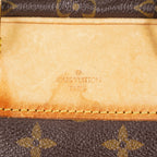 Louis Vuitton Monogram Deauville M47270 Hand Bag Brown Used 07E262750001