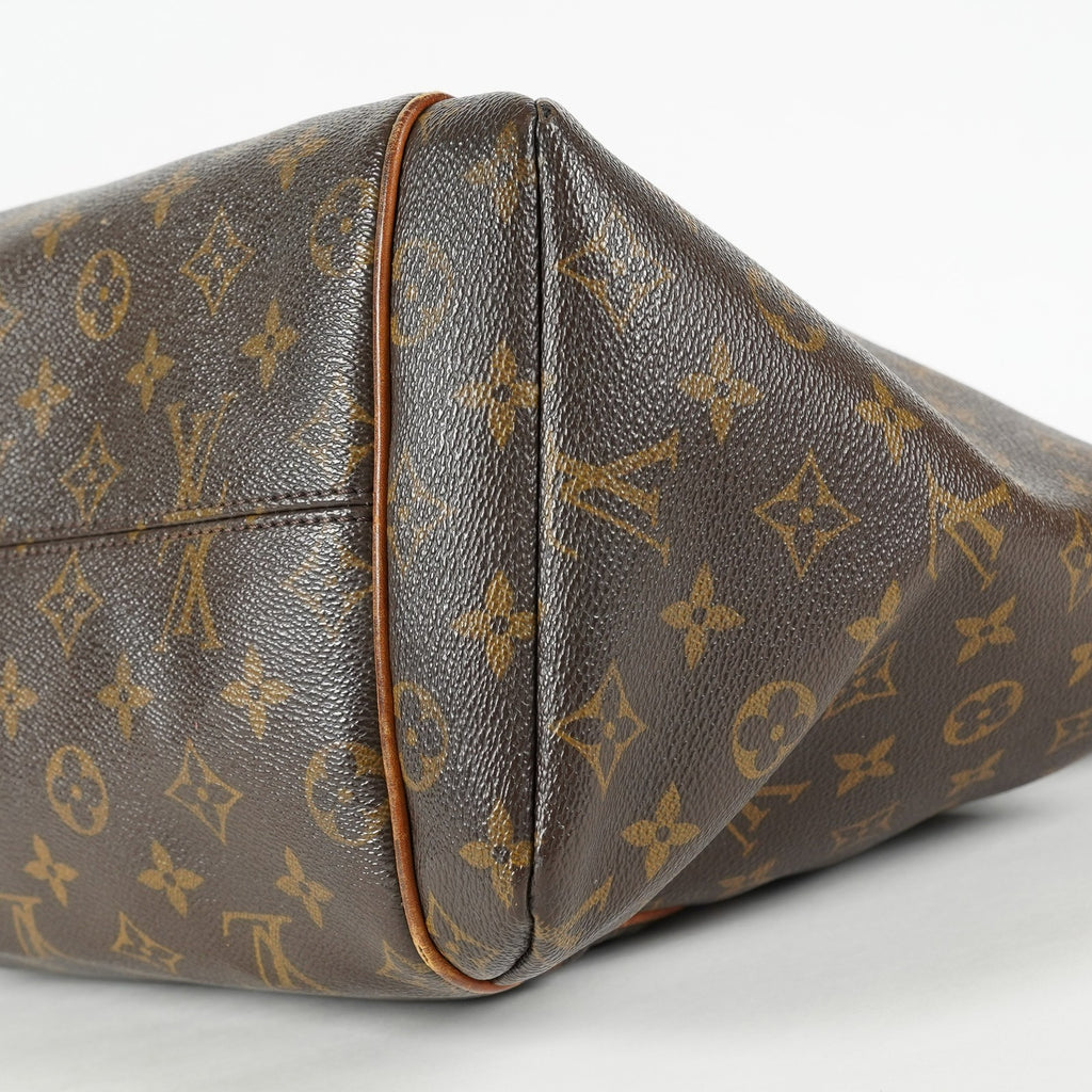 Louis Vuitton Totally MM M56689 Monogram Canvas Brown Used Tote Bag 09A033432009