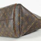 Louis Vuitton Totally MM M56689 Monogram Canvas Brown Used Tote Bag 09A033432009