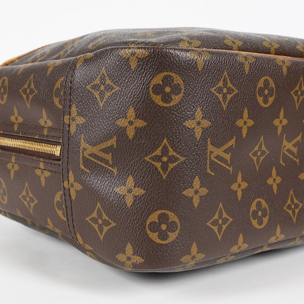 Louis Vuitton Deauville M47270 Monogram Canvas Brown Handbag Used 08M312605917