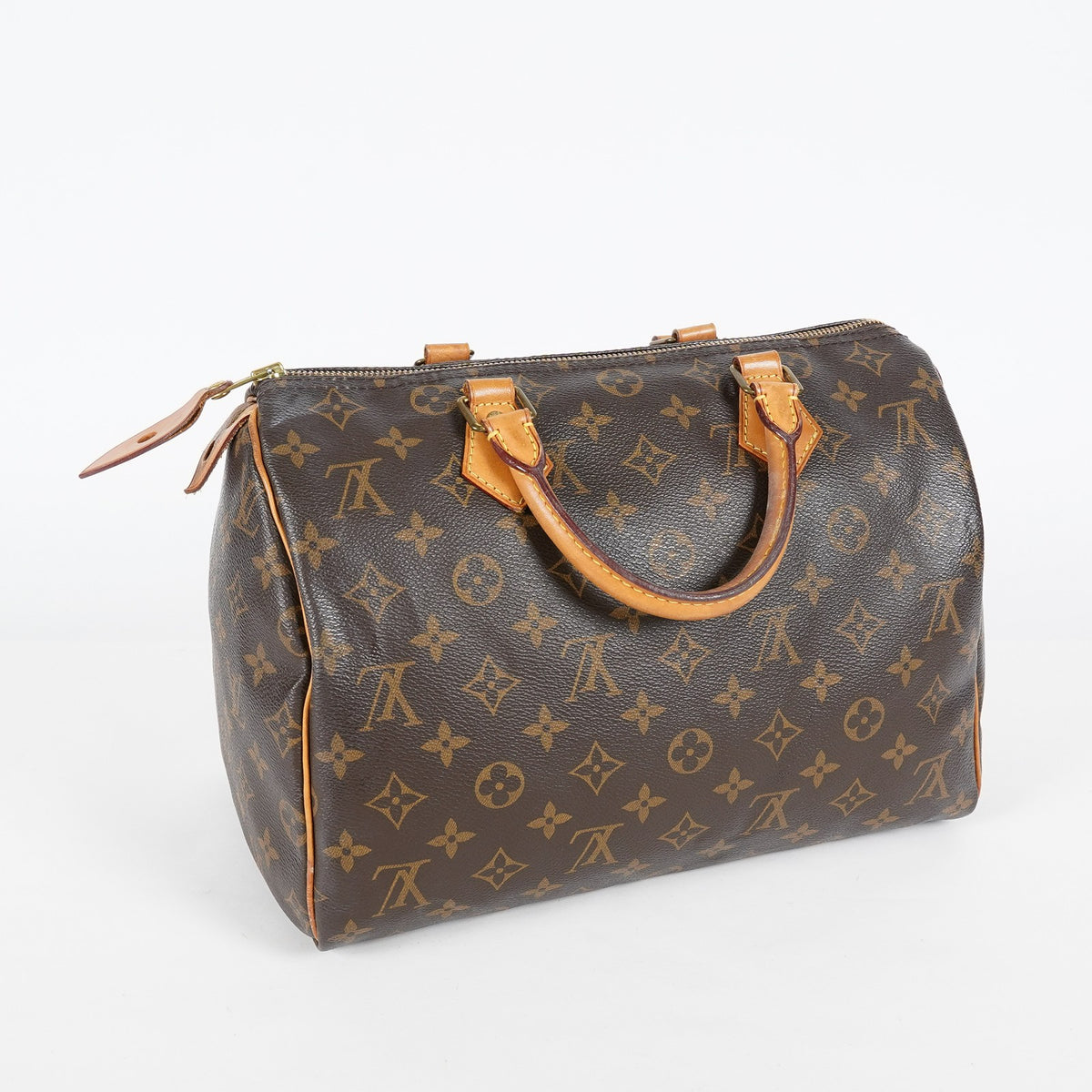Louis Vuitton Speedy 30 Monogram Canvas Handbag Boston Bag M41526 08E018580025