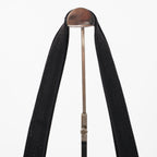 Gucci Black Nylon & Leather Tote Bag Purse With Zipper GG Monogram XY157