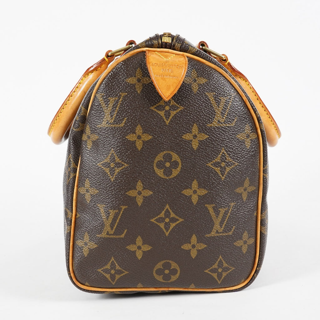 Louis Vuitton M41528 Monogram Speedy 25 Hand Bag Mini Boston Used 07E089570027