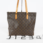 Louis Vuitton Cabas Mezzo Tote M51151 Monogram Canvas Brown Vintage 07A032860008