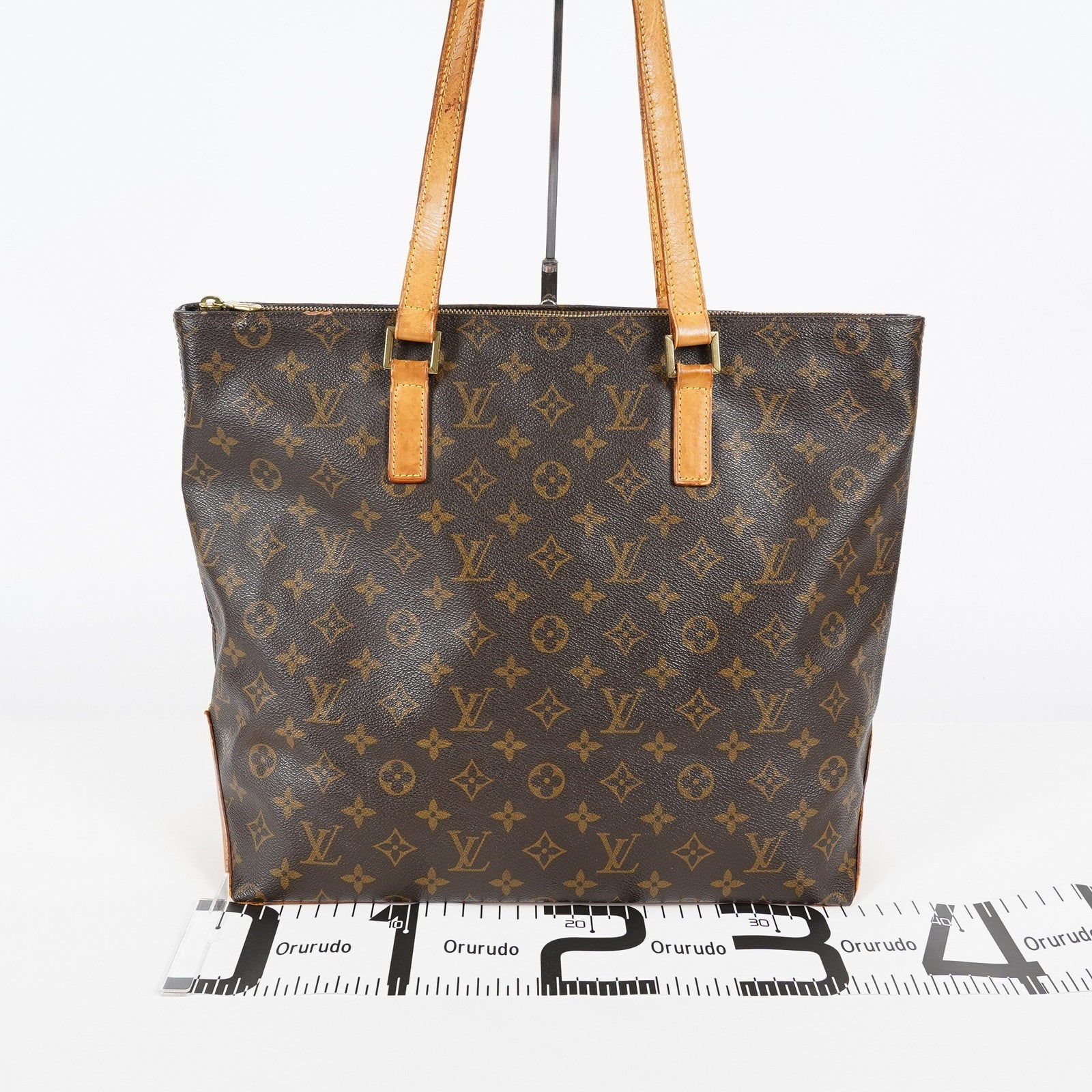 Louis Vuitton Cabas Mezzo Tote M51151 Monogram Canvas Brown Vintage 07A032860008