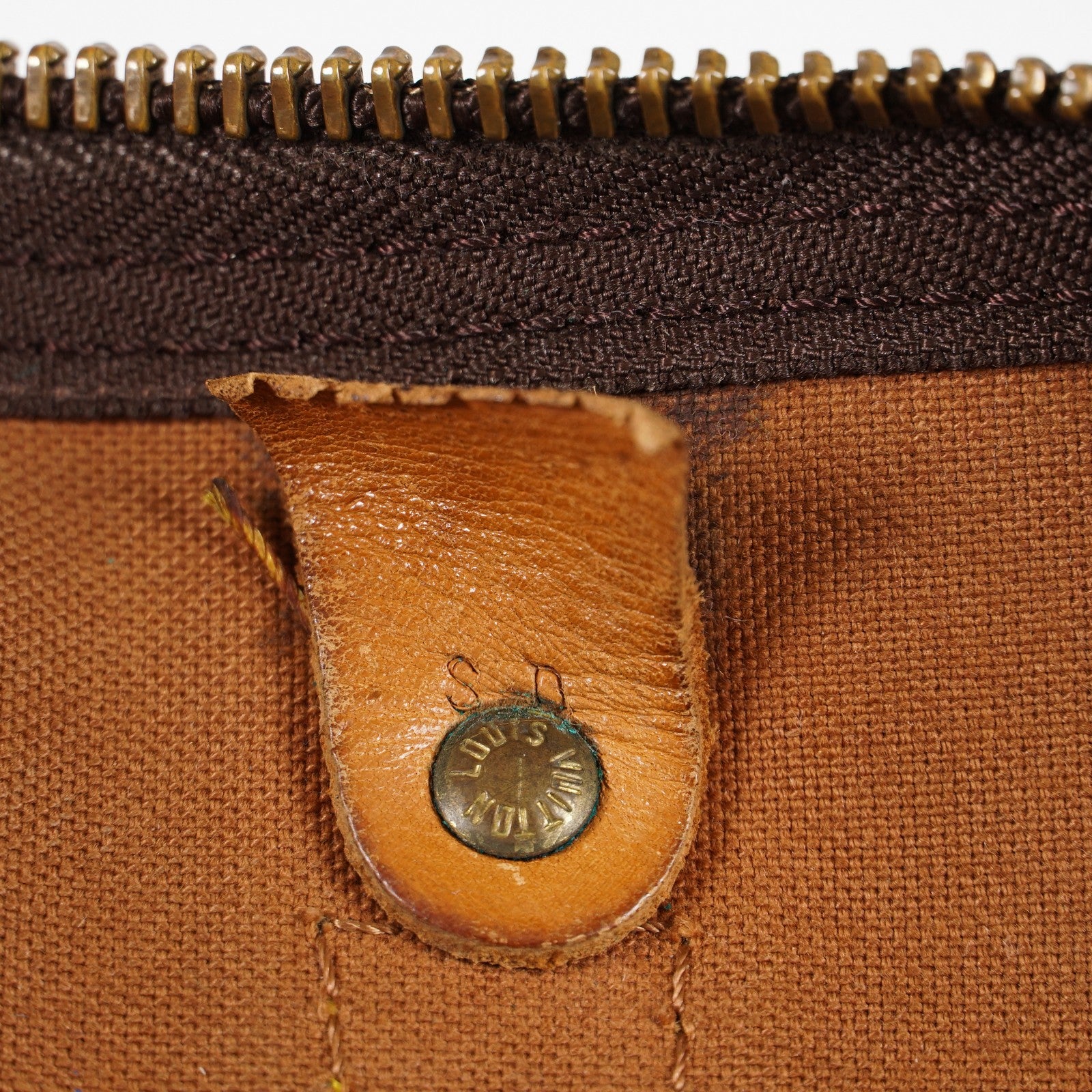 LOUIS VUITTON Keepall 50 Monogram Boston Bag Brown vintage M41426 01E143520022