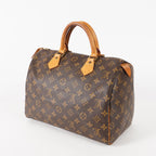 Authentic Louis Vuitton Monogram Speedy 30 M41526 Handbag vintage 03E508030011