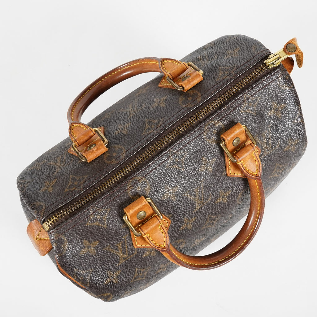 Louis Vuitton Speedy 25 Monogram Canvas Handbag Boston Bag M41528 08A166635223