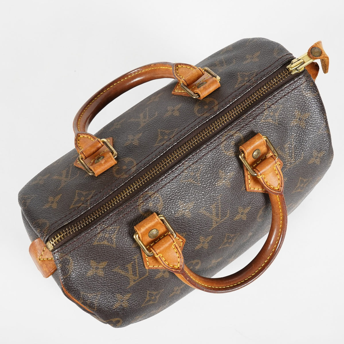 Louis Vuitton Speedy 25 Monogram Canvas Handbag Boston Bag M41528 08A166635223