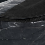 Chanel Sports Line CC Messenger Shoulder Bag Black Canvas Used 07E022640017