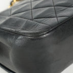 Chanel Diana 22 Flap Bag Black Lambskin Chain Shoulder Bag 09E0130470011