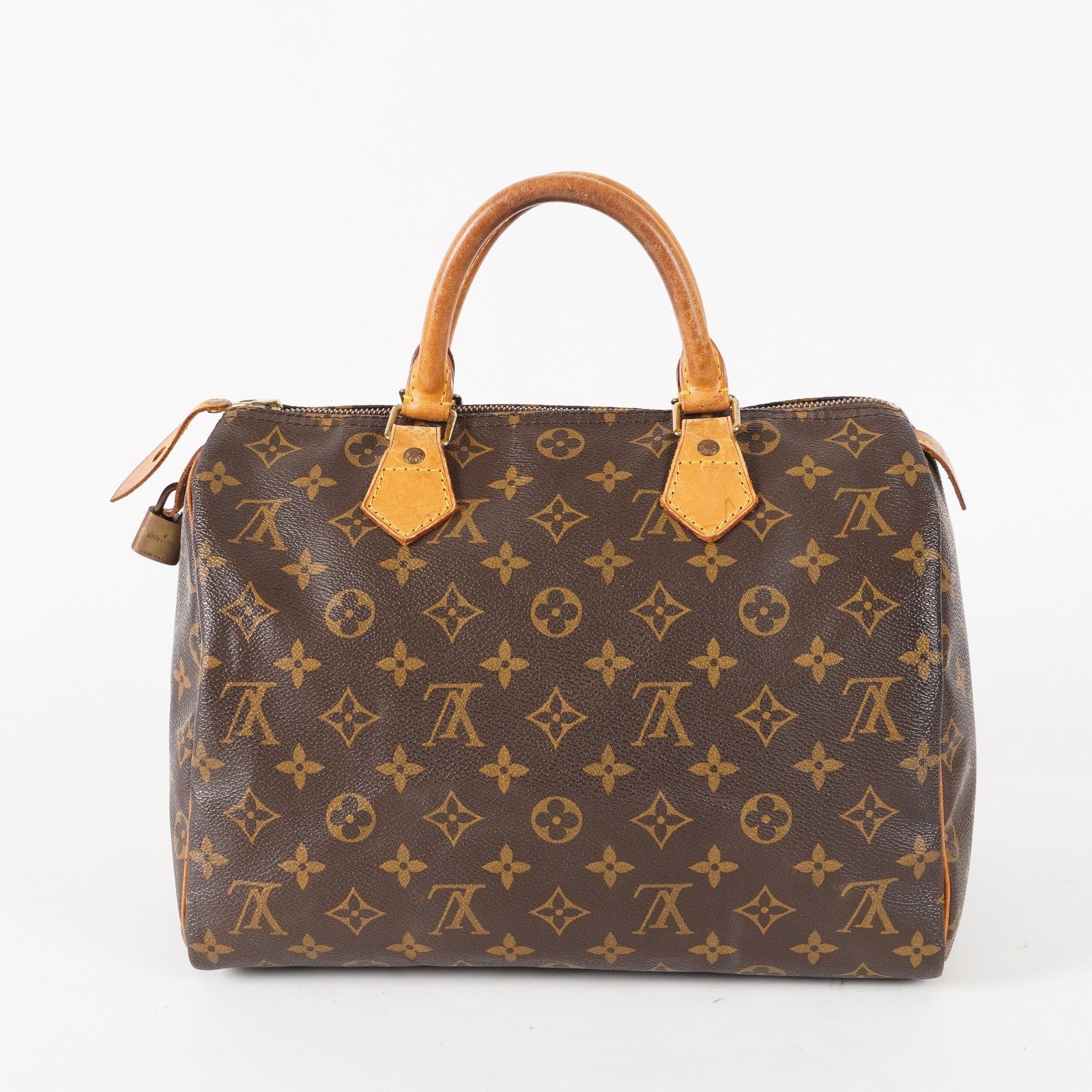 Authentic Louis Vuitton Monogram Speedy 30 M41526 Handbag vintage 03E508030011