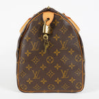 Louis Vuitton Speedy 35 Monogram Brown Canvas Handbag Used M41524 07A266864031
