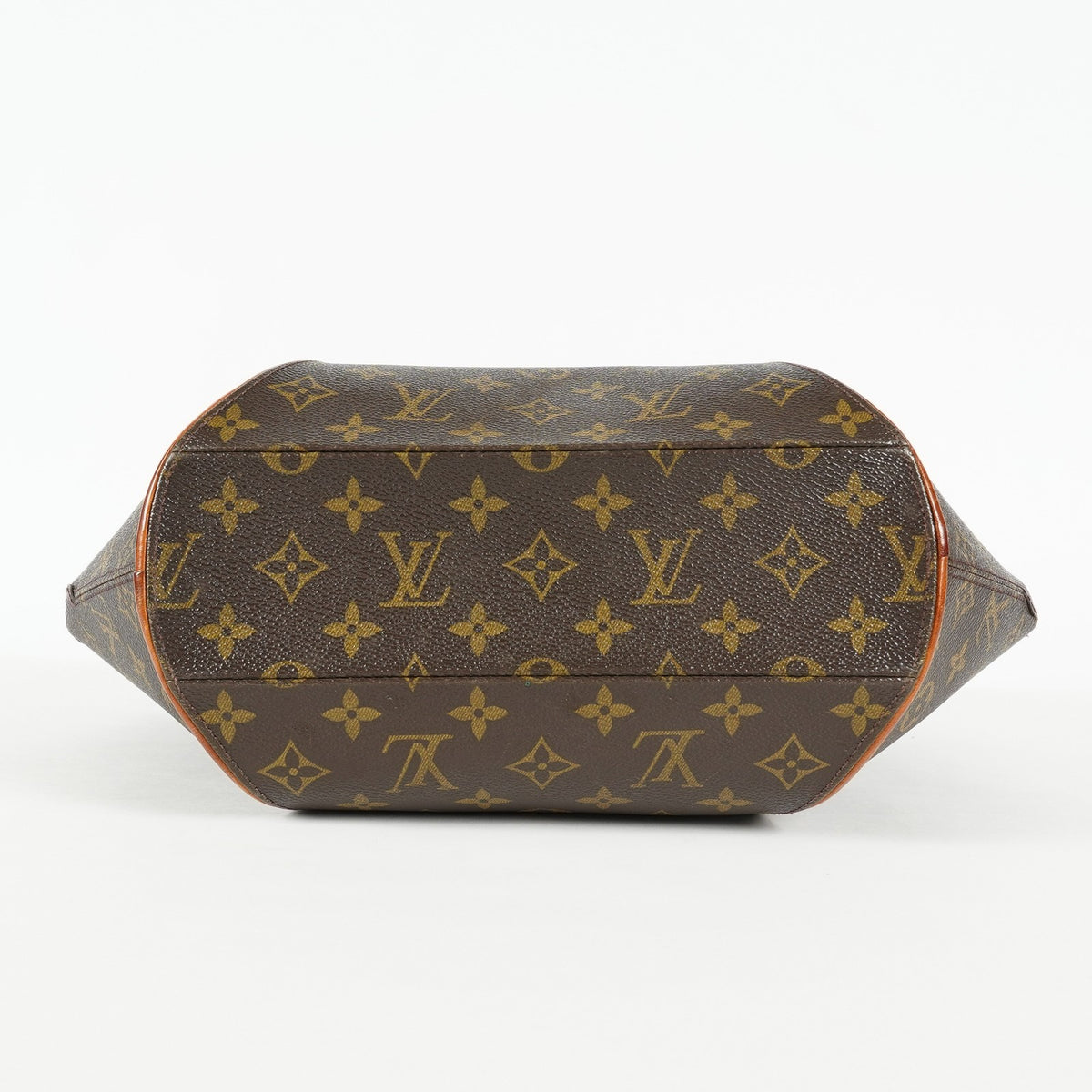 Louis Vuitton Ellipse MM M51126 Monogram Canvas Brown Used Handbag 09A053775209
