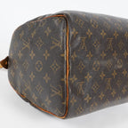 Louis Vuitton Speedy 30 M41526 Monogram Canvas Bag Brown Vintage 07A064118408