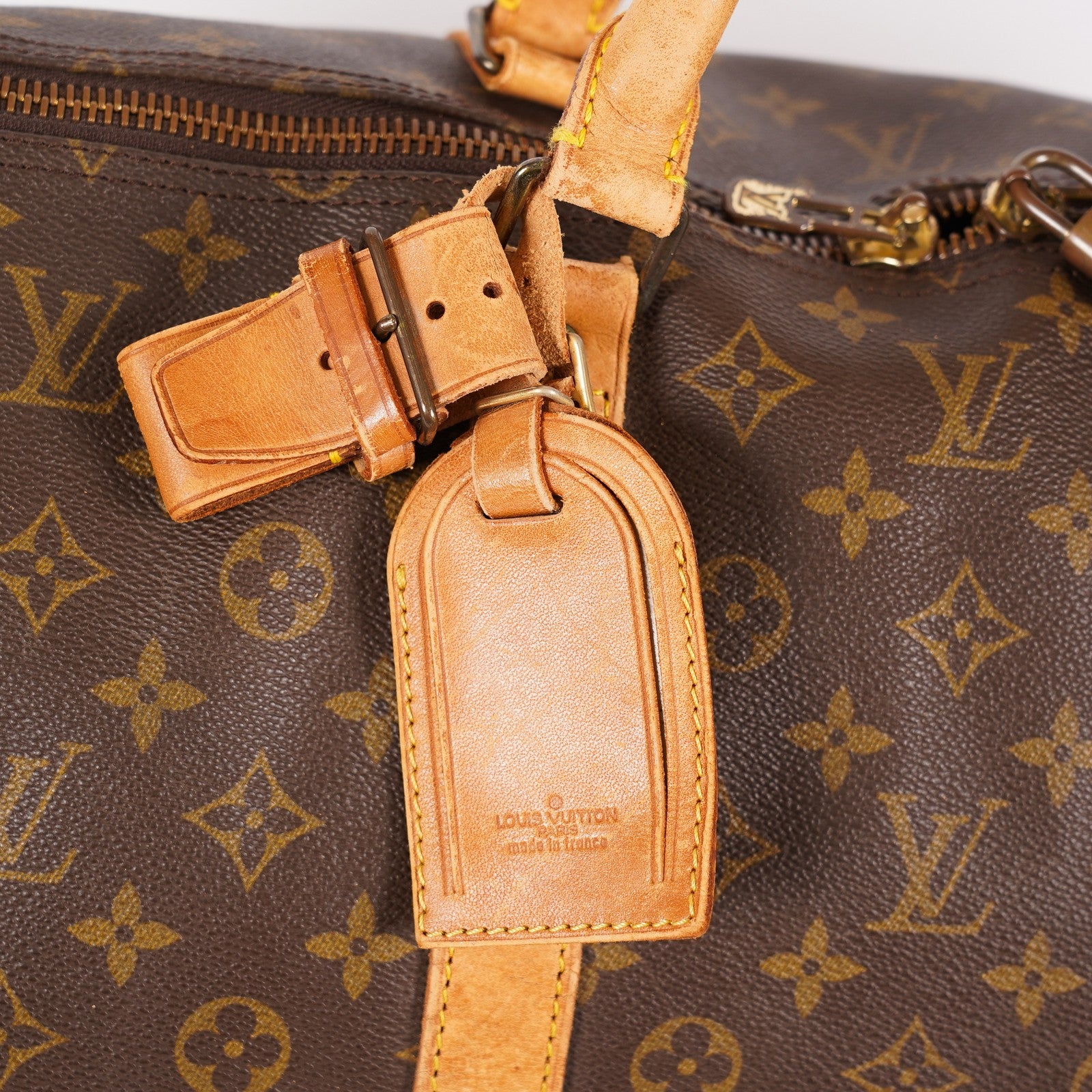 LOUIS VUITTON Monogram Keepall 60 Boston Bag LV Auth M41422 06E154730021