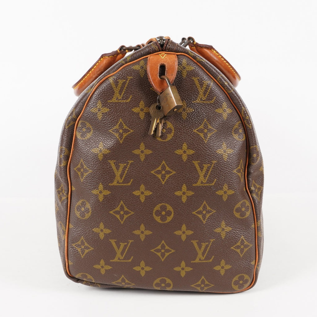 Authentic Louis Vuitton Monogram Speedy 40 Hand M41522 Boston Bag 06E044070015