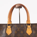 LOUIS VUITTON Sac Plat Handbag Monogram Canvas Brown M51140 06E441980004