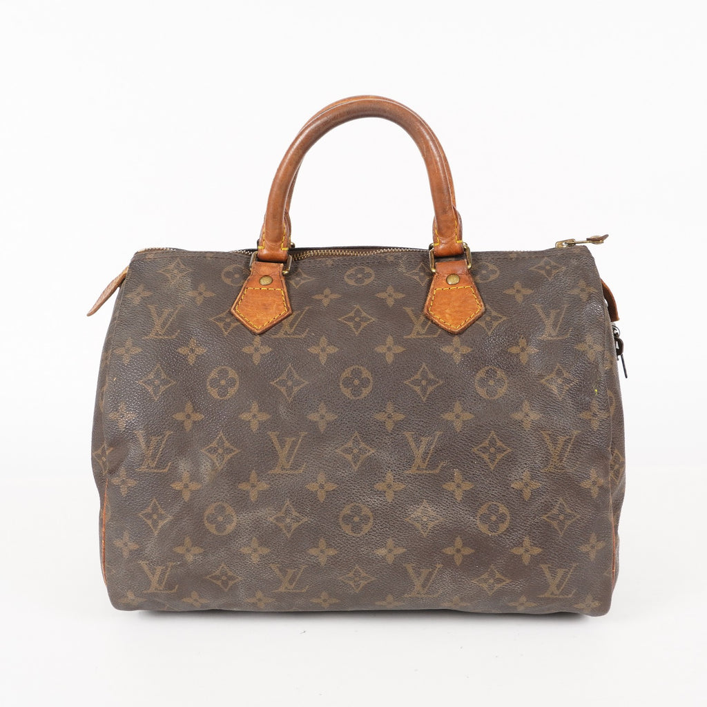 Authentic Louis Vuitton Monogram Speedy 30 Handbag M41526 vintage 06E344070012