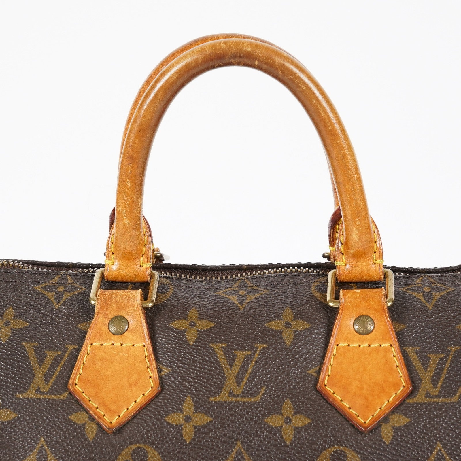 Louis Vuitton Monogram Speedy 25 Brown Canvas Handbag Used M41528 07A256978431