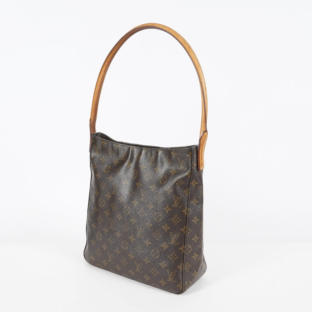Louis Vuitton Monogram Looping GM Shoulder Bag M51145 Vintage Brown 07E033300010