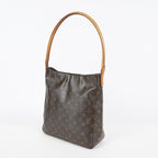 Louis Vuitton Monogram Looping GM Shoulder Bag M51145 Vintage Brown 07E033300010