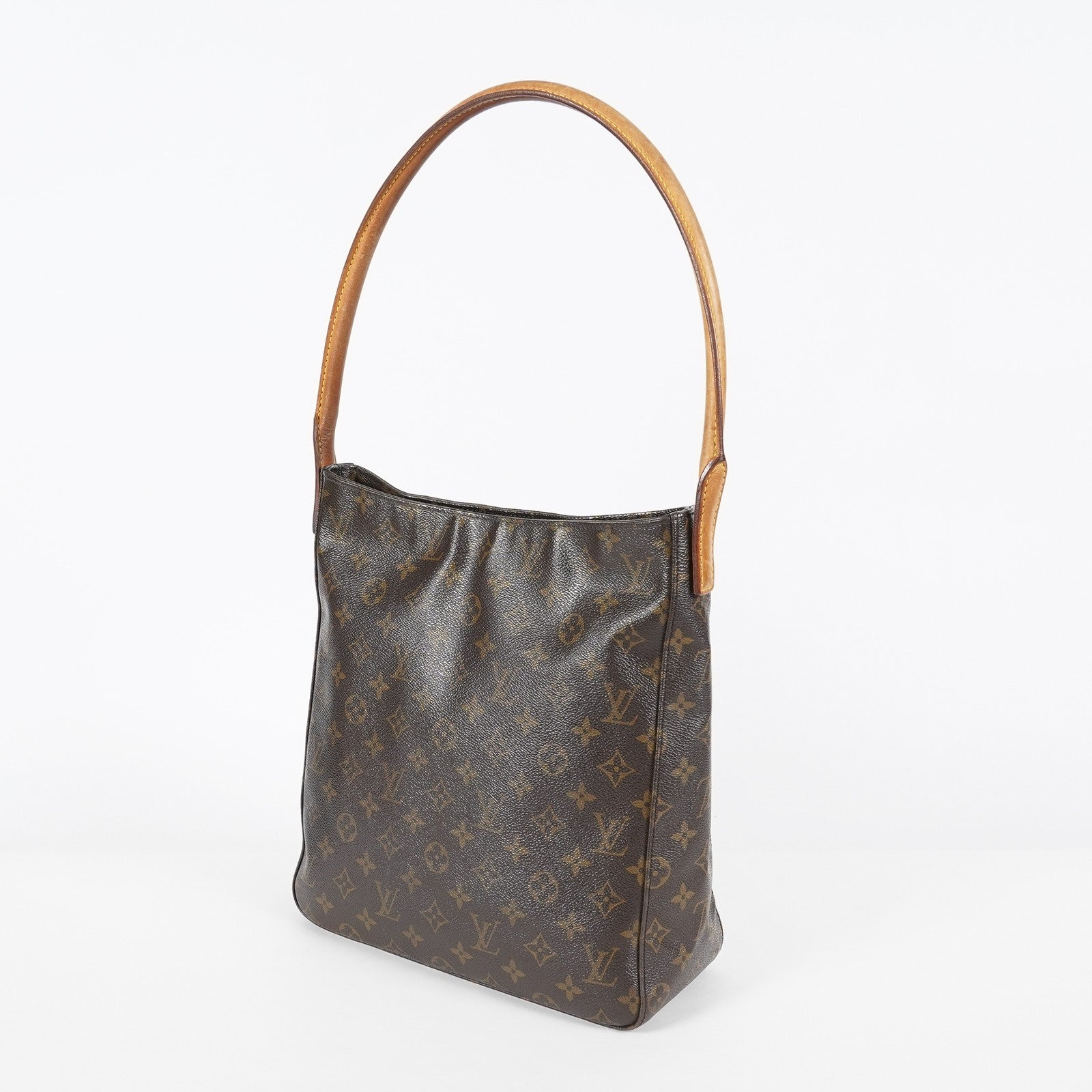 Louis Vuitton Monogram Looping GM Shoulder Bag M51145 Vintage Brown 07E033300010