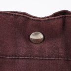 Hermes Fourre-Tout GM Bordeaux Black Canvas Tote Bag Handbag Used 08E06825008