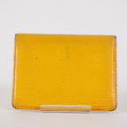 LOUIS VUITTON SARAH PORTE FEUILLE YELLOW OCHRE EPI LEATHER LONG WALLET XY216