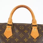 Louis Vuitton Speedy 30 M41526 Monogram Canvas Brown Used Handbag 09M465665008