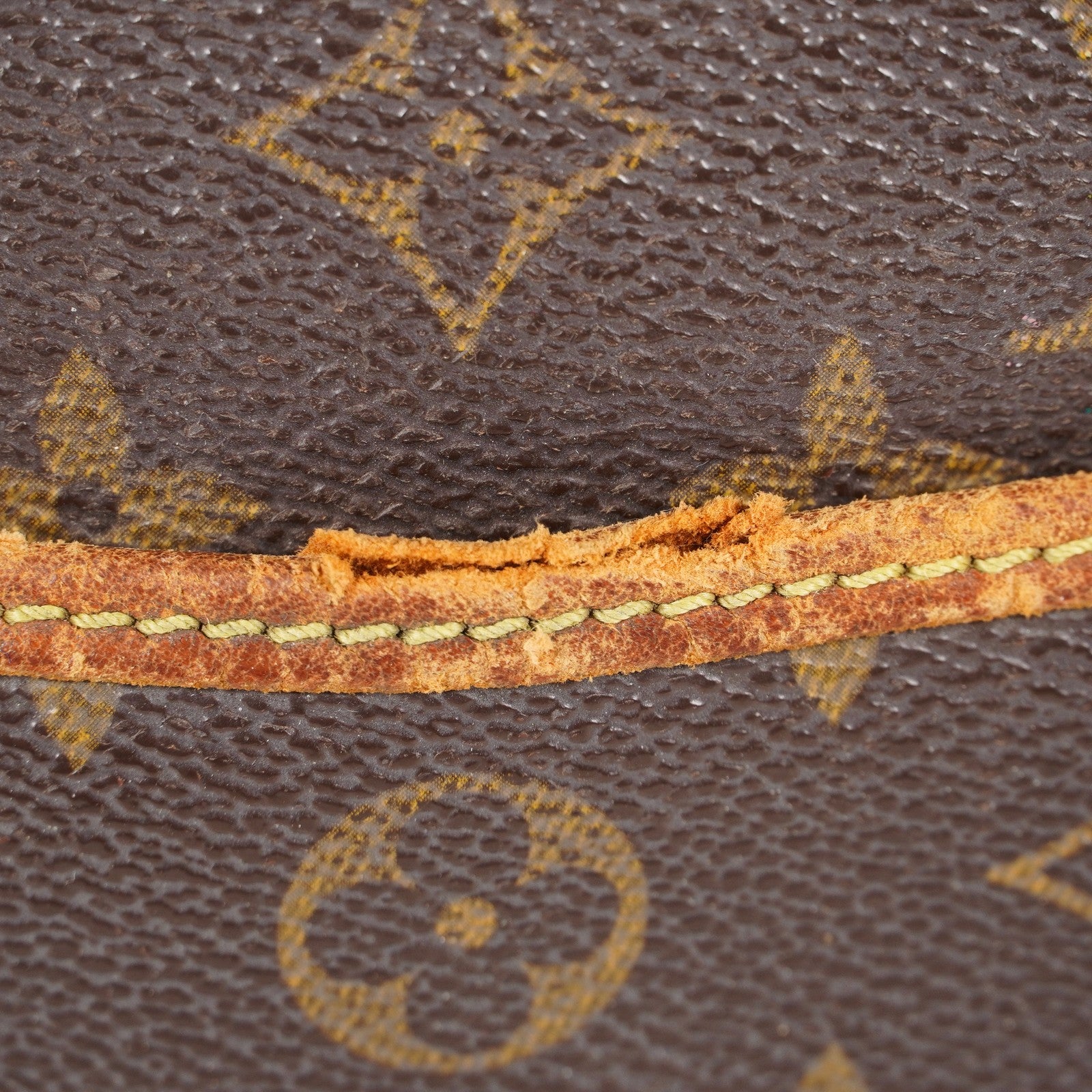 LOUIS VUITTON Deauville Handbag M47270 Monogram canvas Brown 06E022640012