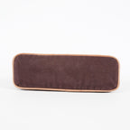 Hermes Bolide Pouch 25 MM Brown Cotton Canvas Cosmetic Pouch Used 07E25781009