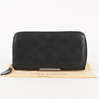 Louis Vuitton Monogram Mahina Zippy Zip-Around Wallet M61867 Noir 03T022500009