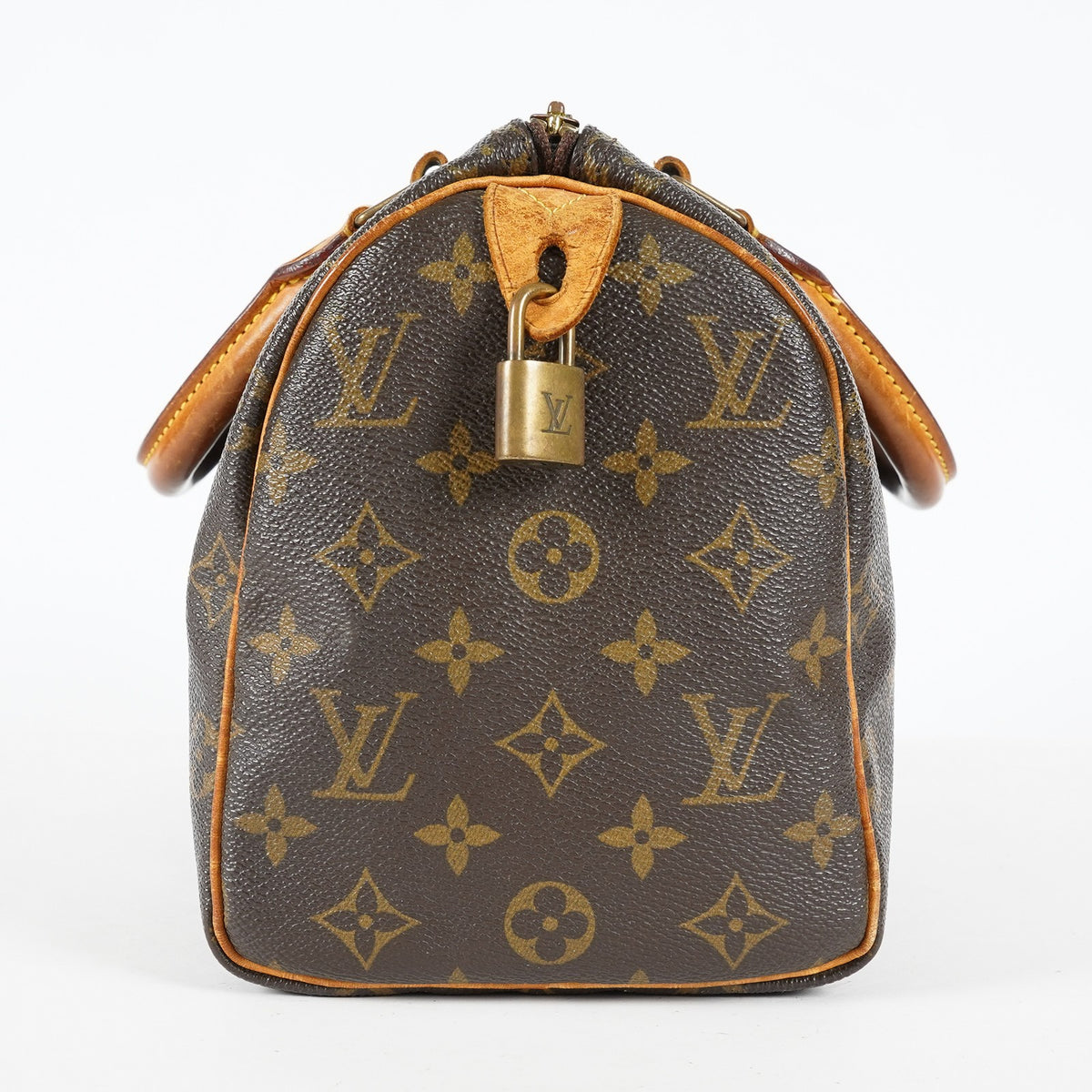 Louis Vuitton Speedy 25 M41528 Monogram Canvas Brown Used Handbag 09M346344808