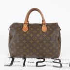 Louis Vuitton Monogram Speedy 30 Hand Bag M41526 Brown Vintage Used 07P034273507