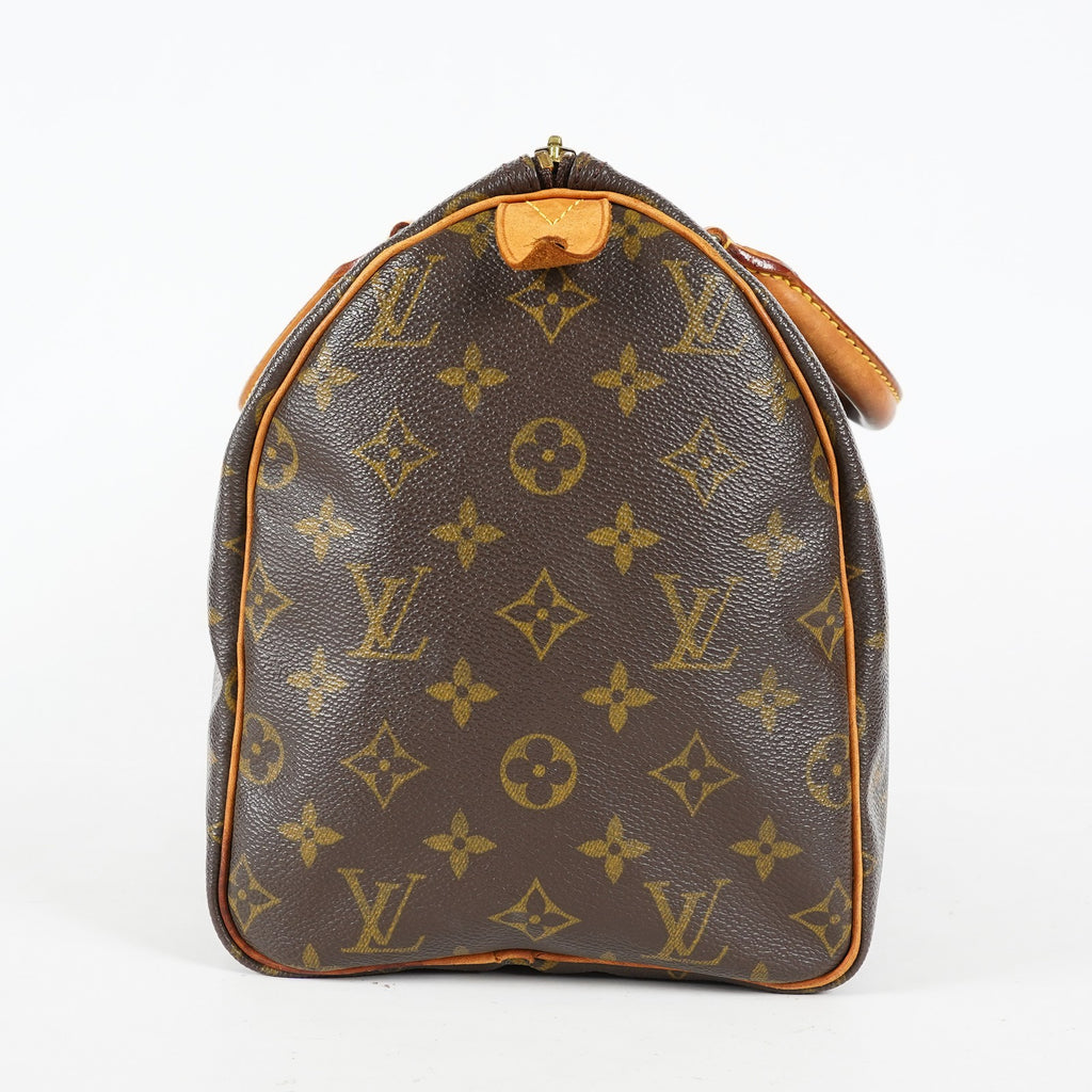 Louis Vuitton Speedy 30 M41526 Monogram Canvas Brown Used Handbag 09M465665008
