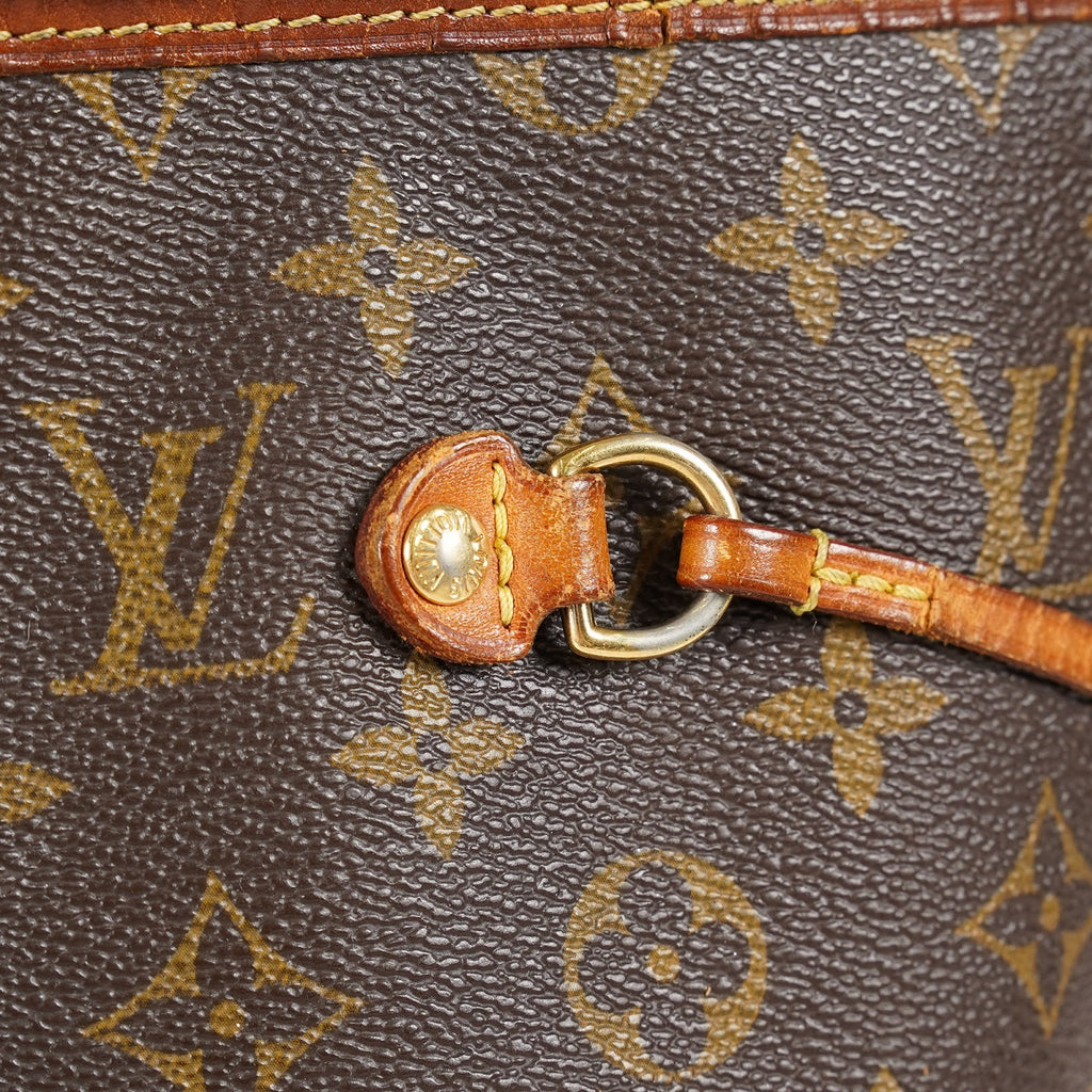 Louis Vuitton Neverfull GM M40157 Monogram Brown Canvas Tote Bag 08E274180010