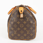 Authentic Louis Vuitton Monogram Speedy 30  Handbag M41526 vintage 05E295170029