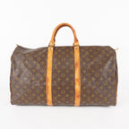 LOUIS VUITTON Keepall 50 Monogram Boston Bag USED vintage M41426 06E353190017