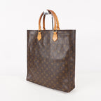 LOUIS VUITTON Sac Plat Handbag Monogram Canvas Brown M51140 06E441980004