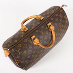 Authentic Louis Vuitton Monogram Speedy 40 Hand Boston Bag M41522 03E256050002