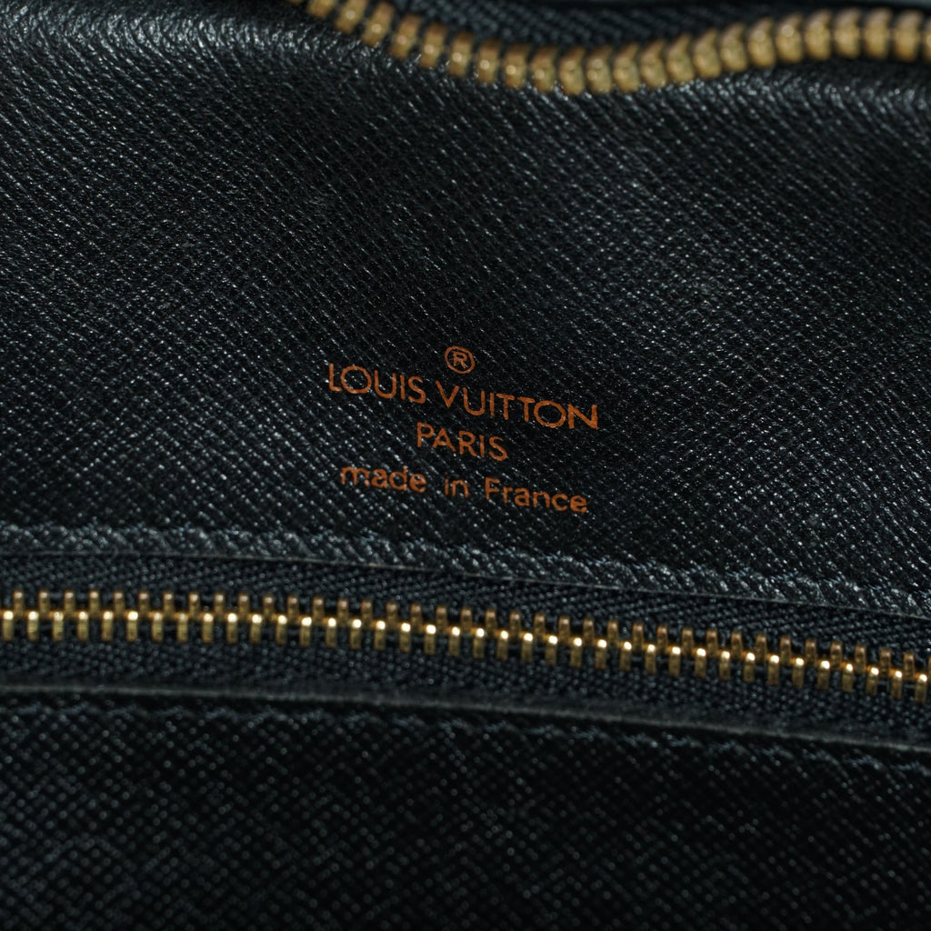 Louis Vuitton Porte Documan Voignage Business Bag Briefcase black XY58