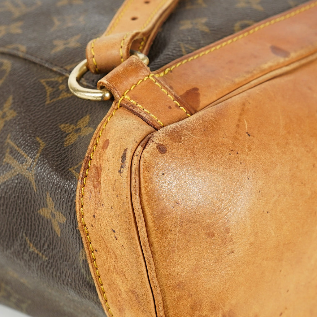 Louis Vuitton Montsouris GM M51135 Monogram Canvas Brown Backpack 09E134510011