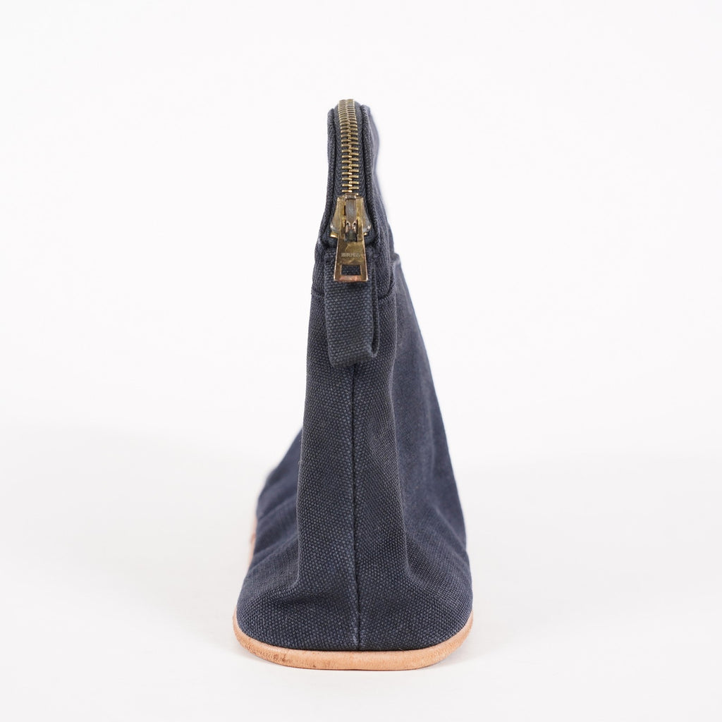 Authentic HERMES Bolide Pouch PM Canvas Black 06E01605027