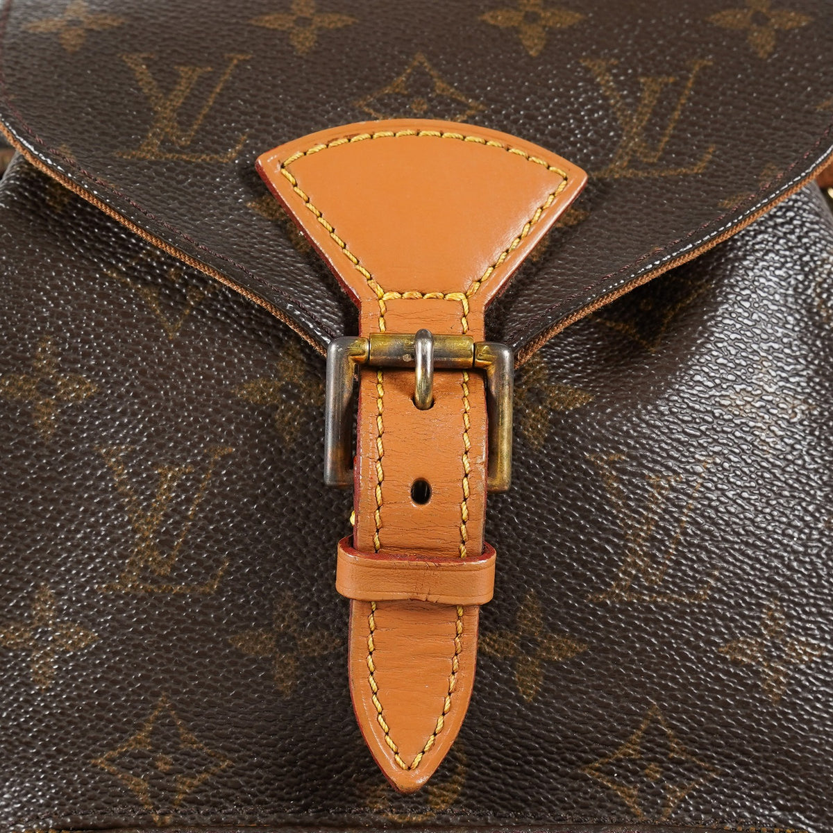 Louis Vuitton Mini Montsouris M51137 Monogram Canvas Brown Backpack 09E203520006