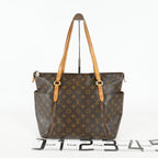 Louis Vuitton Totally MM M56689 Monogram Canvas Brown Used Tote Bag 09A033432009