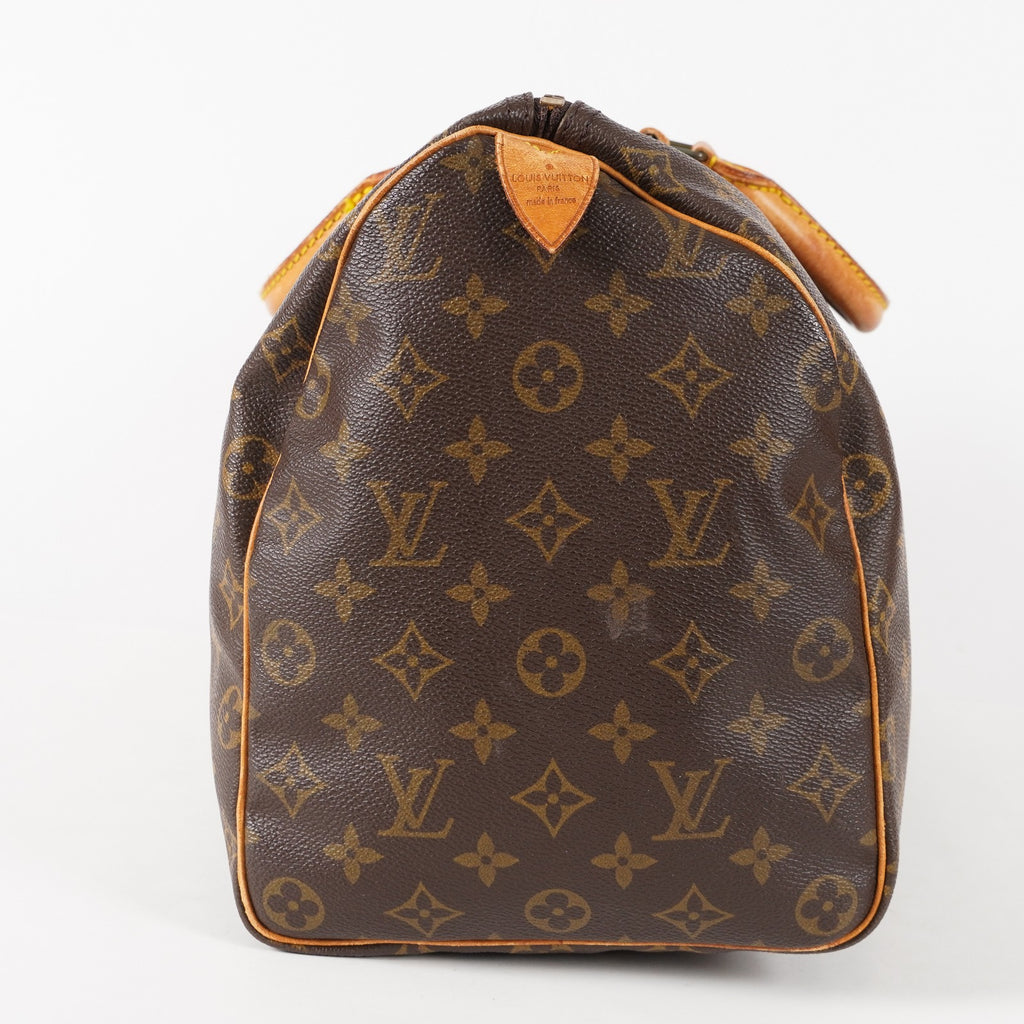 Authentic Louis Vuitton Monogram Speedy 40 Hand Boston Bag M41522 03E256050002